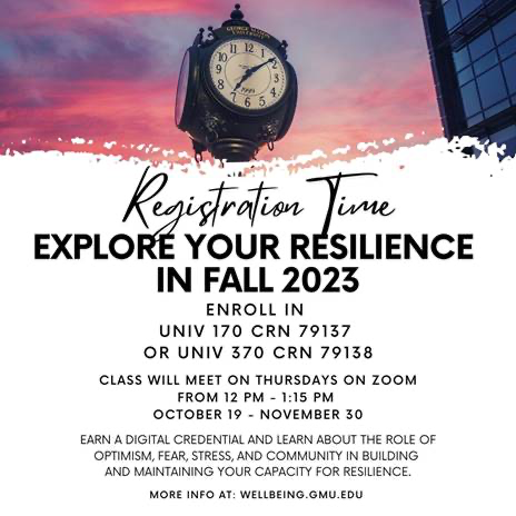 Explore Your Resilience in Fall 2023 Flyer