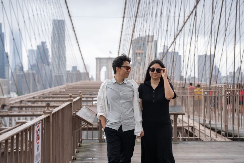 EK Choi and her husband